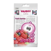 Ароматизатор подвесной Yammy картон с пропиткой Осьминог "Fresh Berries" 56447
